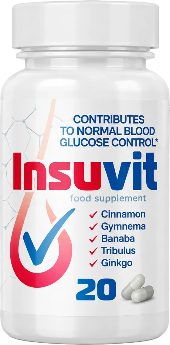 Insuvit Capsules – balení doplňku stravy s 20 kapslemi